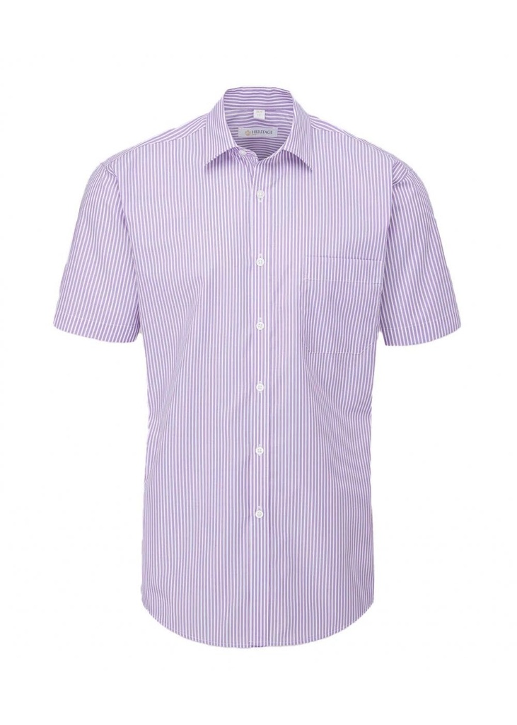 Disley Eskra Stripe Uniform Short Sleeve Shirt DS_H410