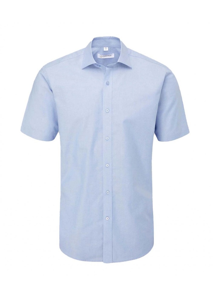 Disley Craigavon Oxford Short Sleeve Shirt DS_H94