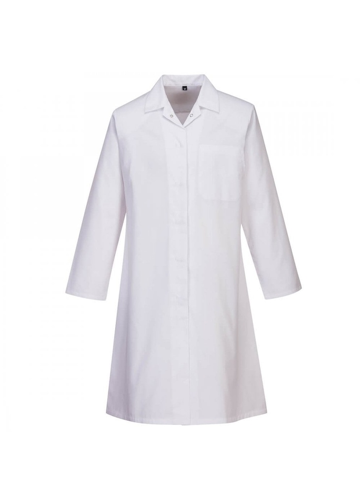Portwest Ladies Food Coat, One Pocket 2205