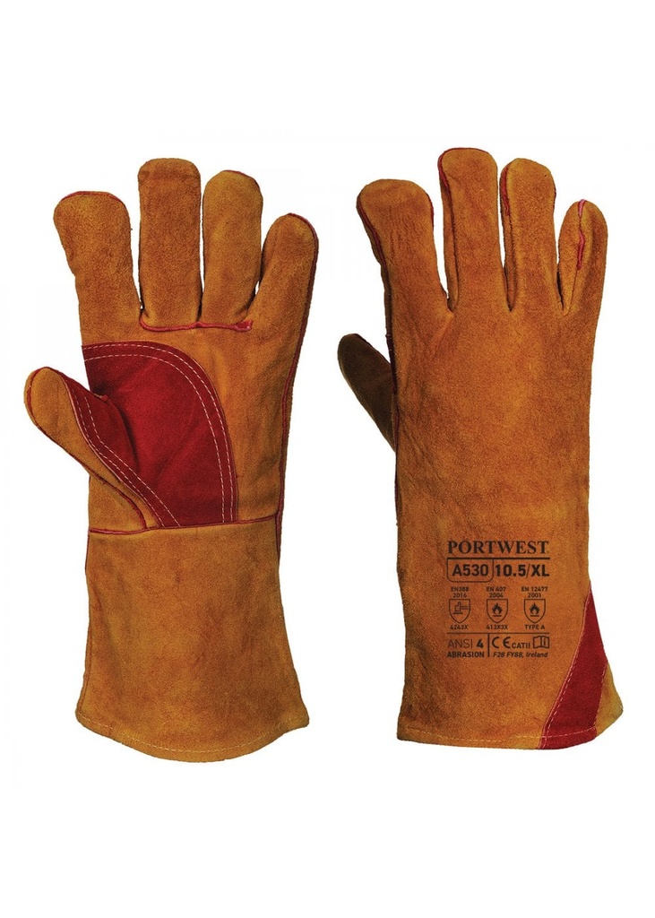 Portwest Reinforced Welding Gauntlet A530