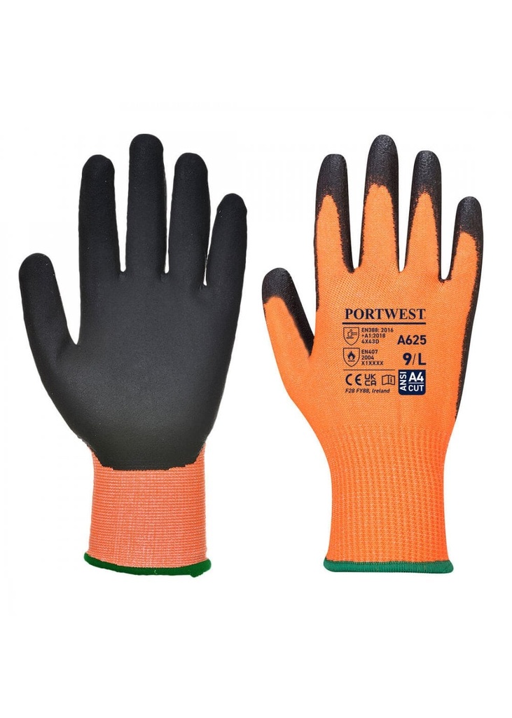 Portwest Vis-Tex Cut Resistant Glove - PU A625