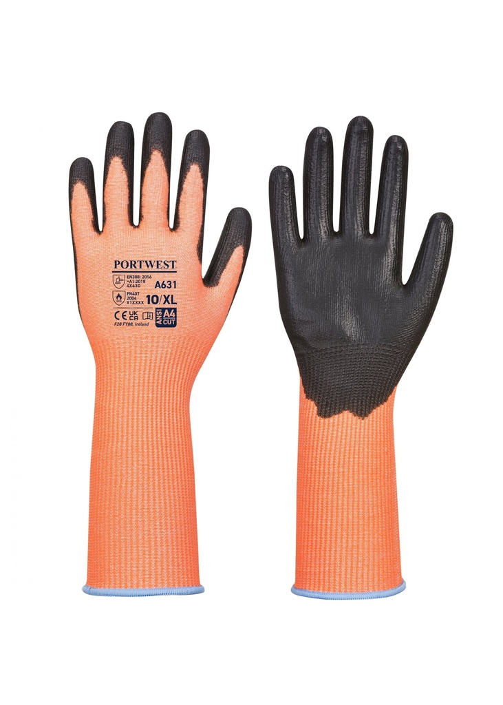 Portwest Vis-Tex Cut Glove Long Cuff A631