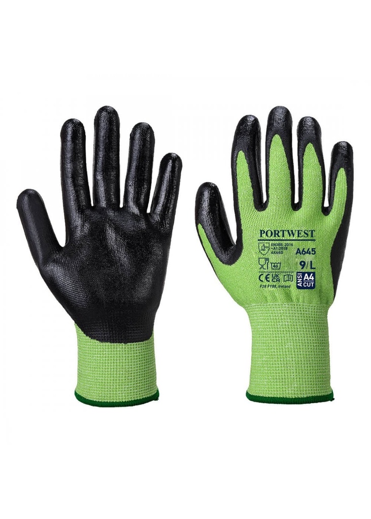 Portwest Green Cut - Nitrile Foam A645