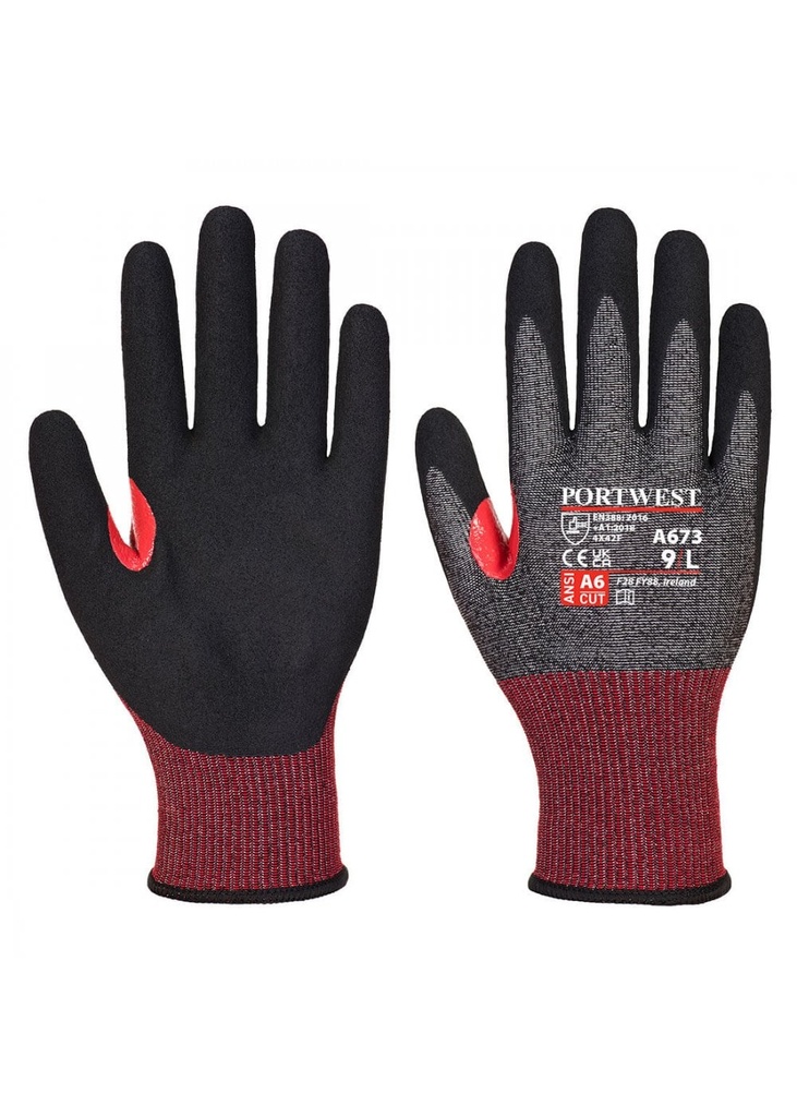 Portwest CT200 AHR18 Nitrile Foam Cut Glove A673