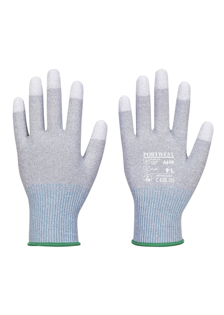 Portwest MR13 ESD PU Fingertip Glove - 12 Pack A698