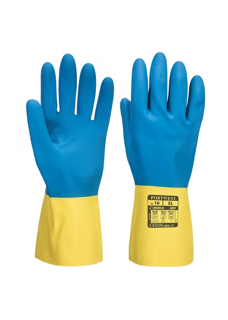 Portwest Double Dipped Latex Gauntlet A801
