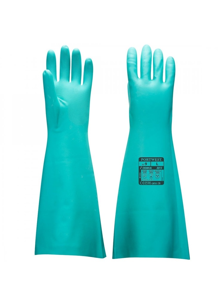 Portwest Extended Length Nitrile Gauntlet A813