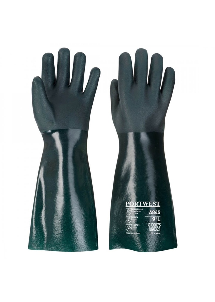 Portwest Double Dipped PVC Gauntlet 45cm A845