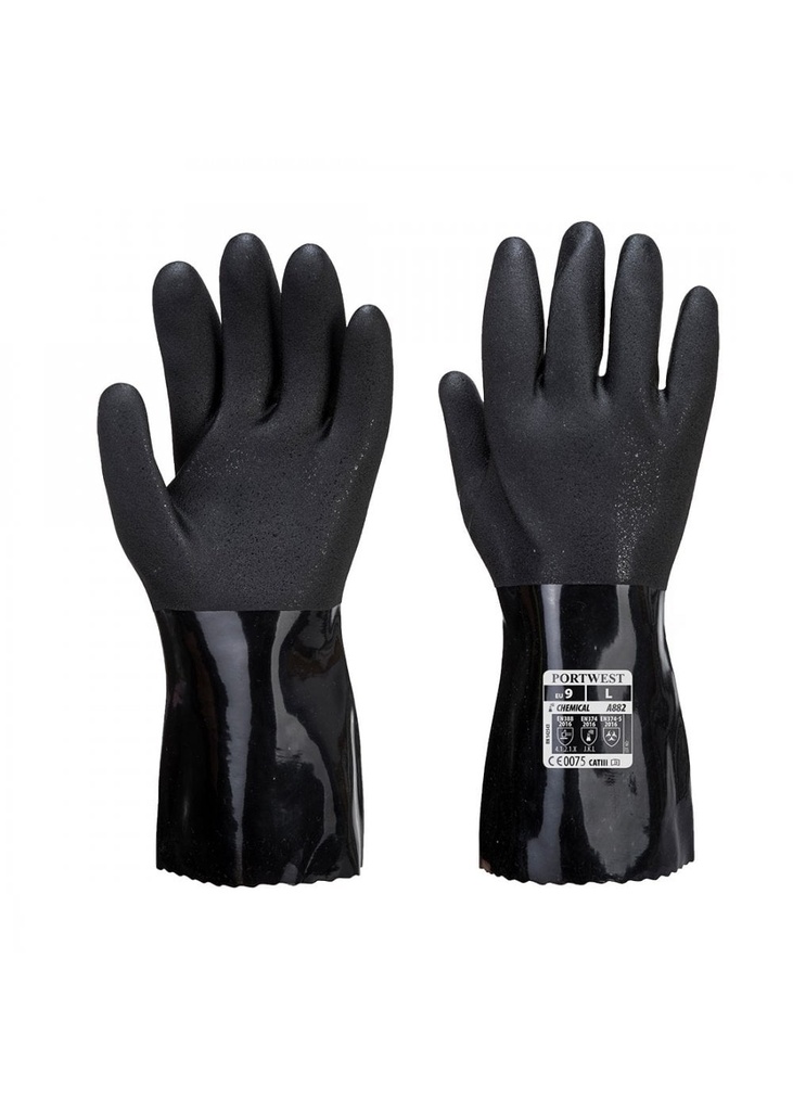 Portwest ESD PVC Chemical Gauntlet A882
