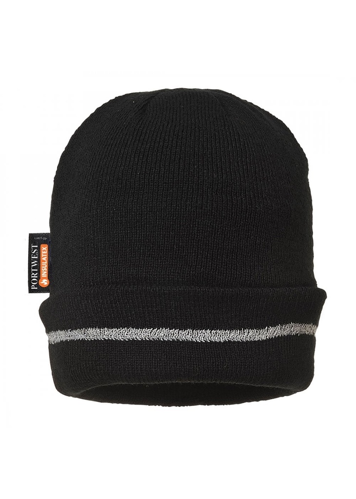 Portwest Reflective Trim Knit Hat Insulatex Lined B023