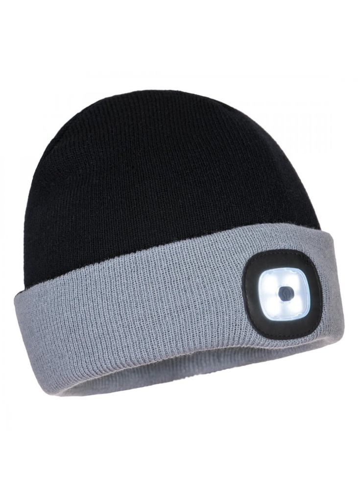 Portwest Two Tone LED Rechargeable Beanie B034