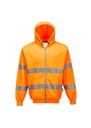 Portwest Hi-Vis Zip Front Hoodie B305