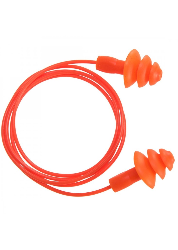 Portwest Reusable Corded TPR Ear Plug (50 Pairs) EP04
