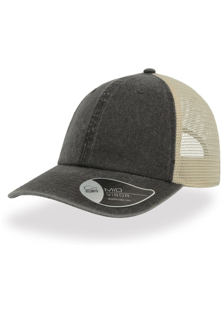 Atlantis Unisex Case Pigment Dyed 6 Panel Trucker Cap