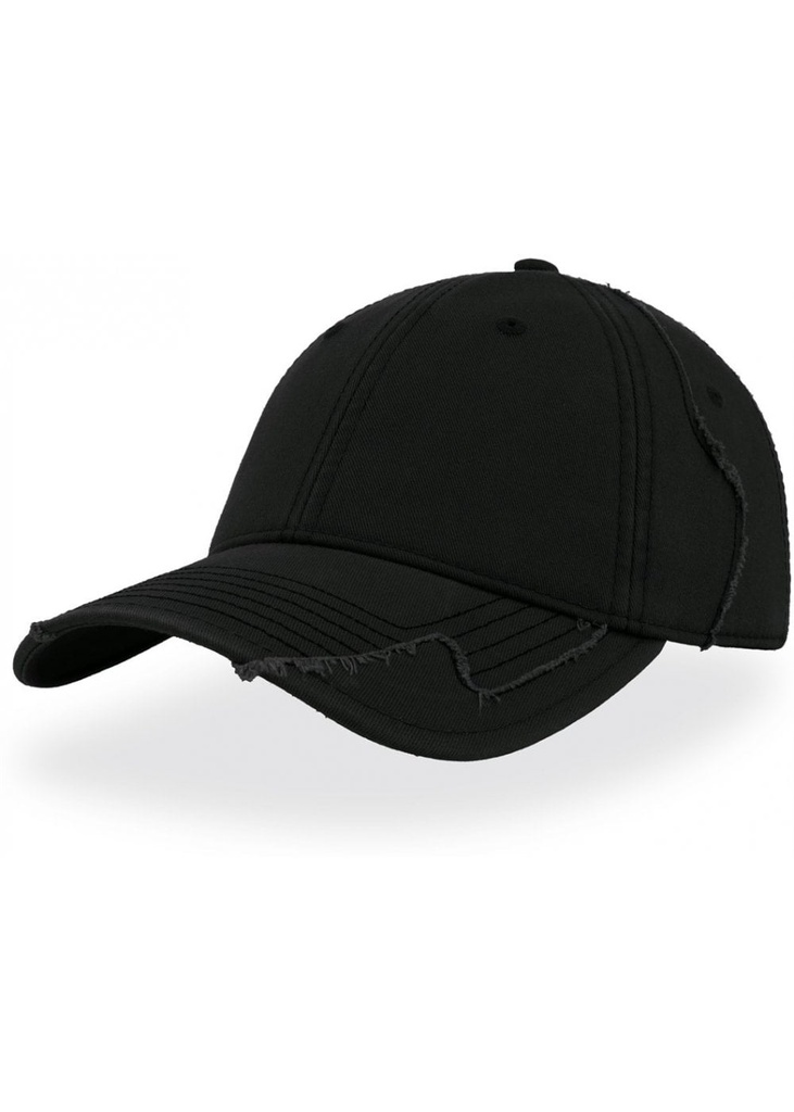 Atlantis Hurricane Weathered 6 Panel Cap With Raw Edges
