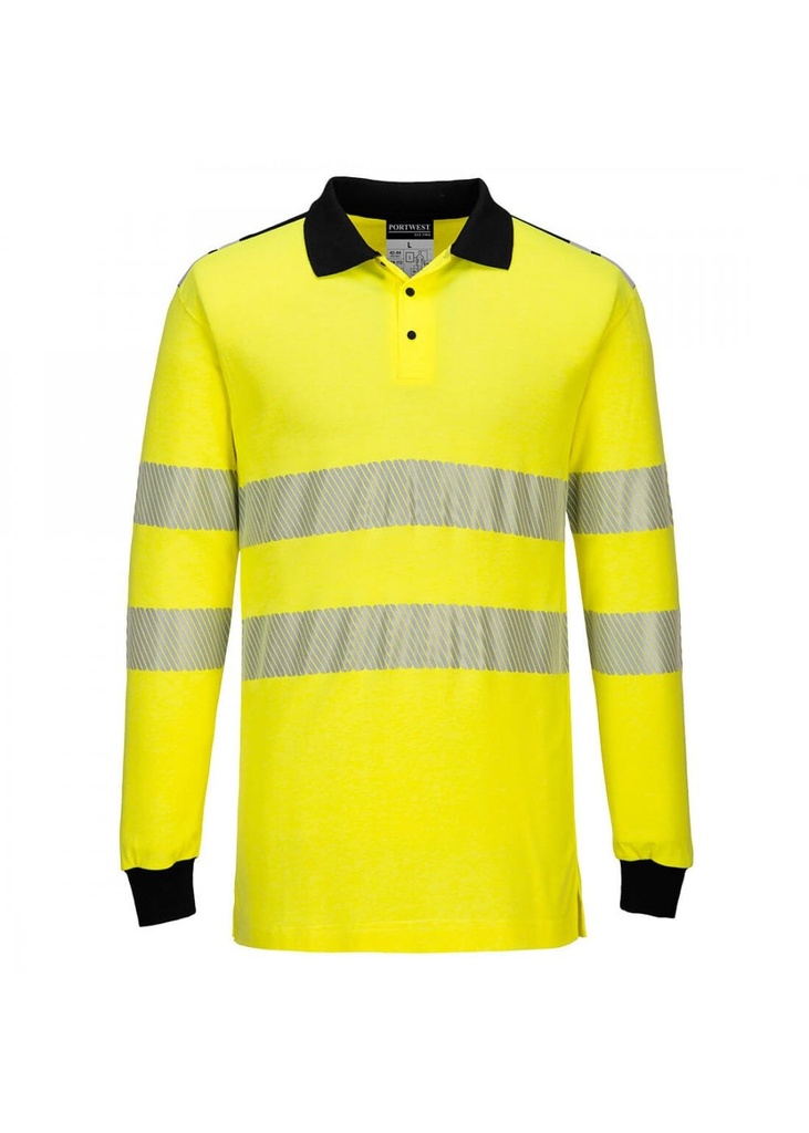 Portwest WX3 Flame Resistant Hi-Vis Polo Shirt FR702