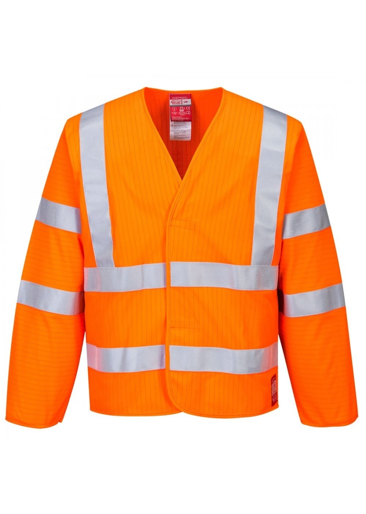 Portwest Hi-Vis Anti Static Jacket - Flame Resistant FR85