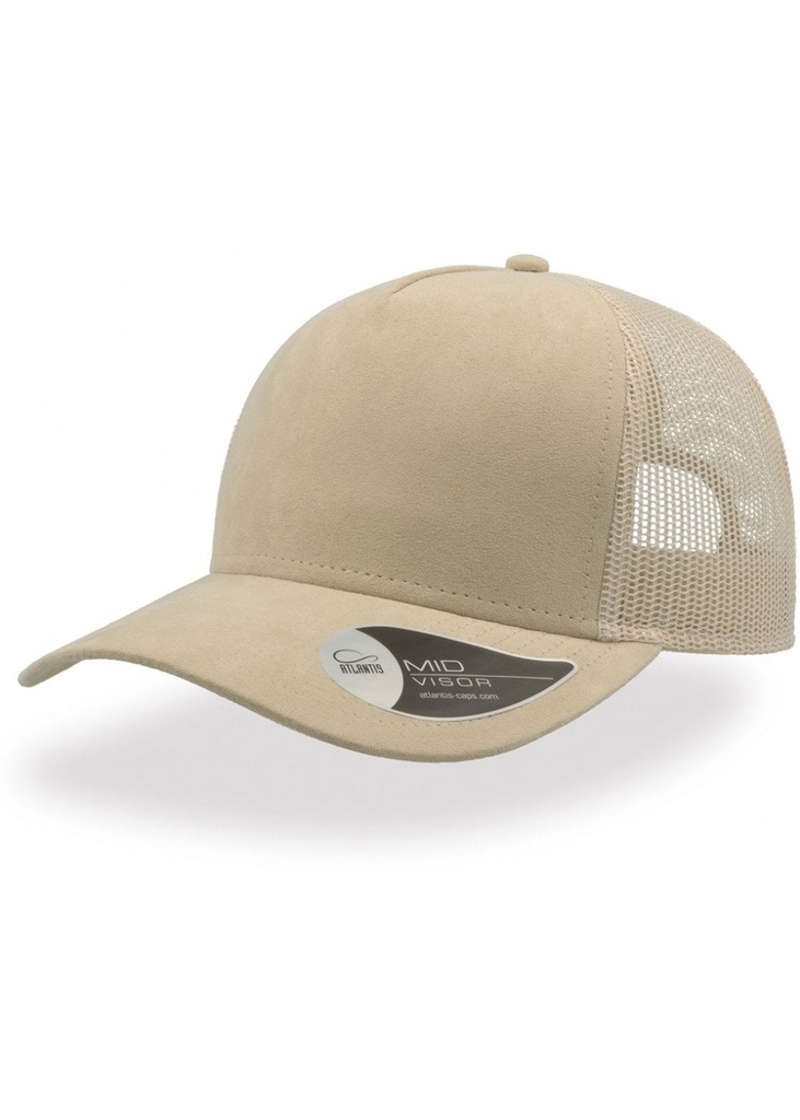 Atlantis Rapper Suede 5 Panel Trucker Cap