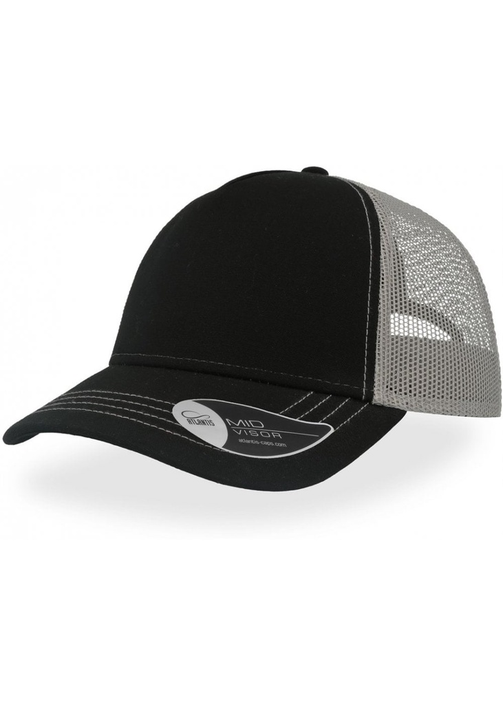 Atlantis Rapper Canvas 5 Panel Trucker Cap