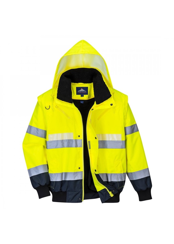 Portwest Glowtex Hi Vis 3-in-1 Jacket G465