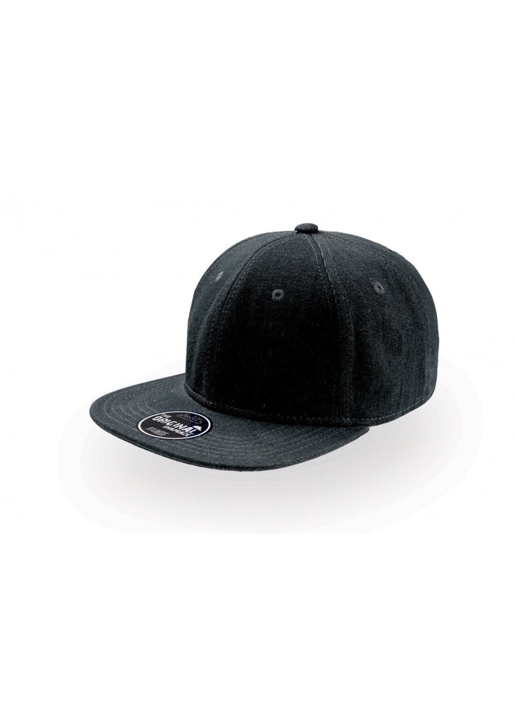 Atlantis Snap Denim 12oz Denim 6 Panel Flat Visor Cap