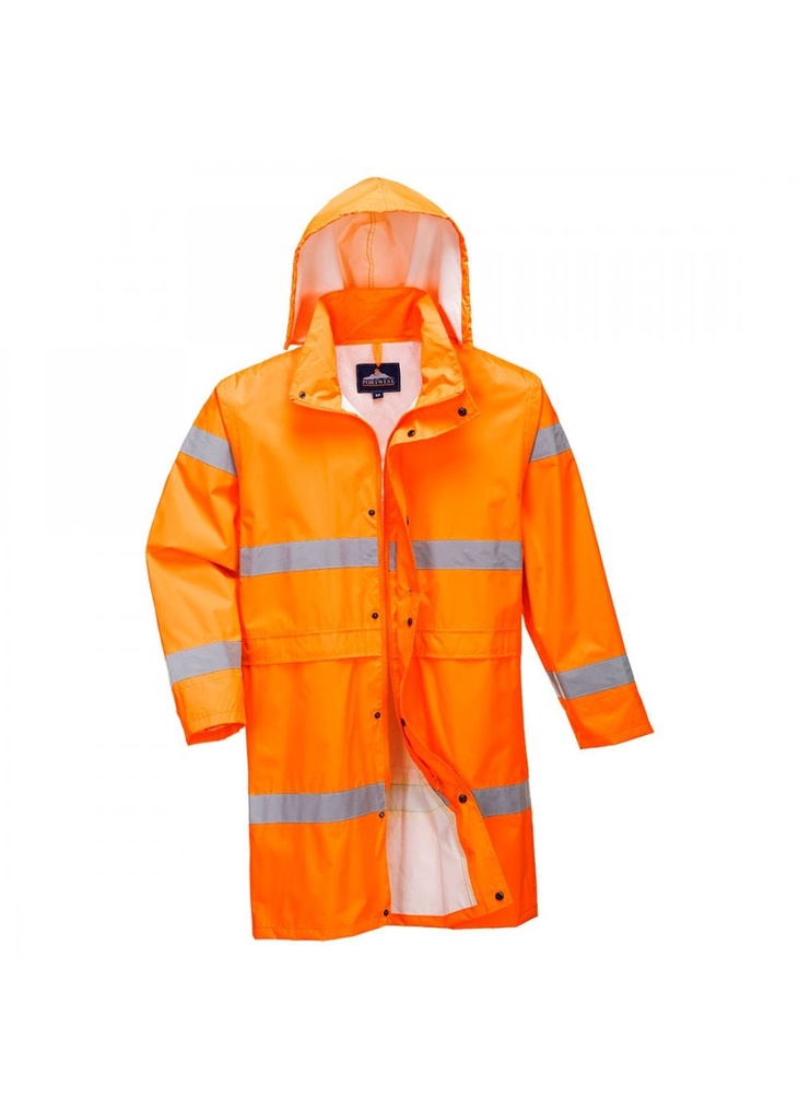 Portwest Hi-Vis Full Length Long Coat 100cm H442