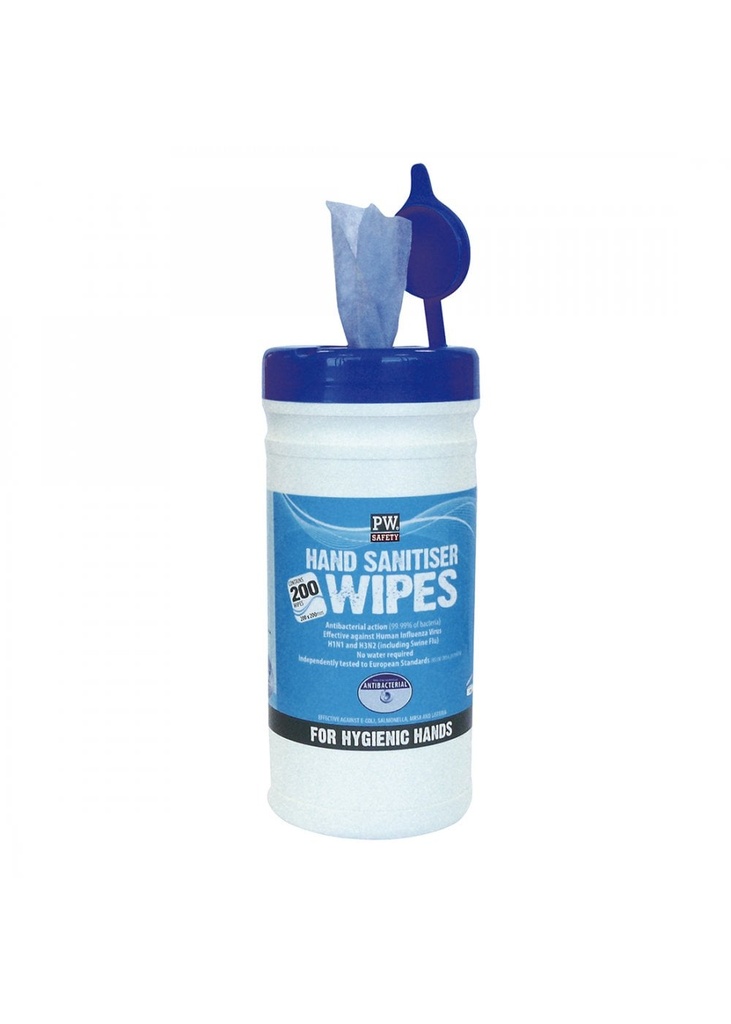 Portwest Hand Sanitiser Wipes (200 Wipes) IW40