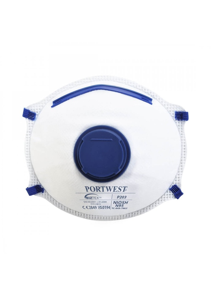 Portwest FFP2 Valved Dolomite Respirator P203