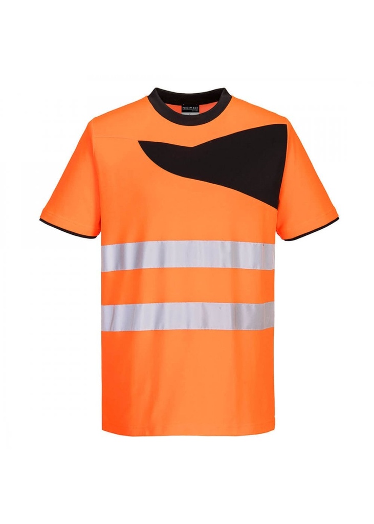 Portwest PW2 Hi-Vis Short Sleeve T-Shirt PW213