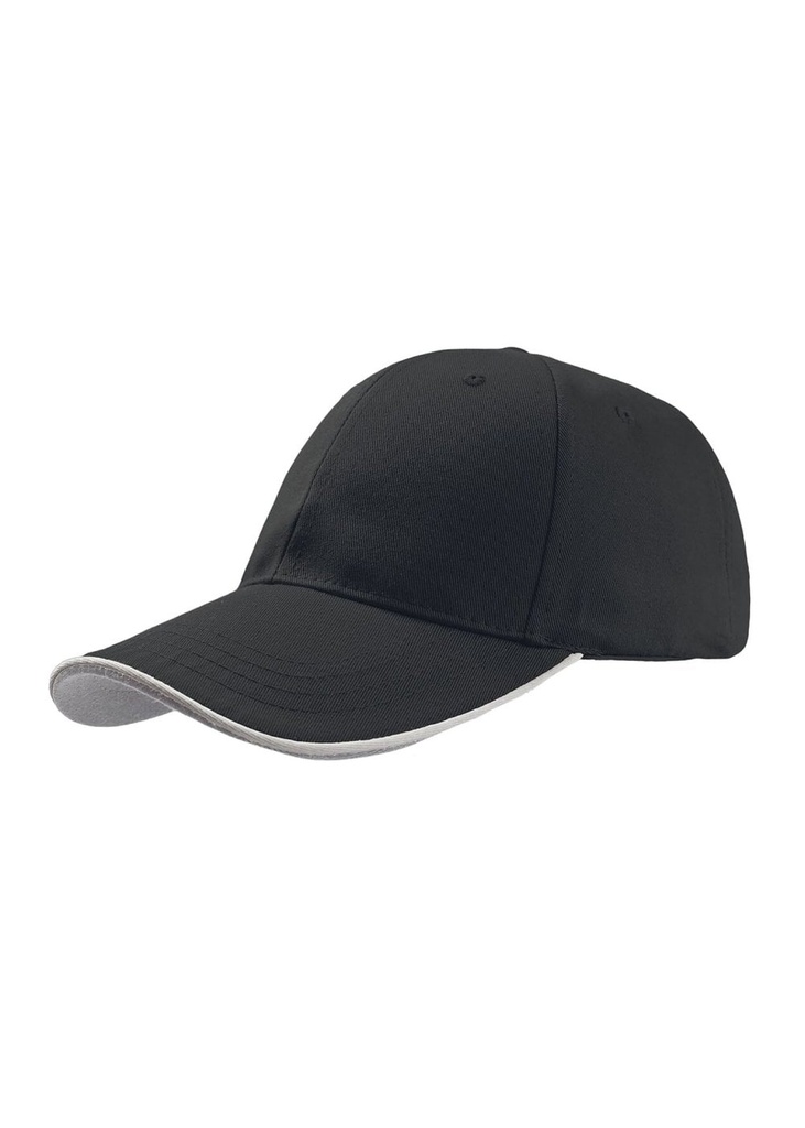 Atlantis Zoom Piping Sandwich Sports 6 Panel Contrast Baseball Cap