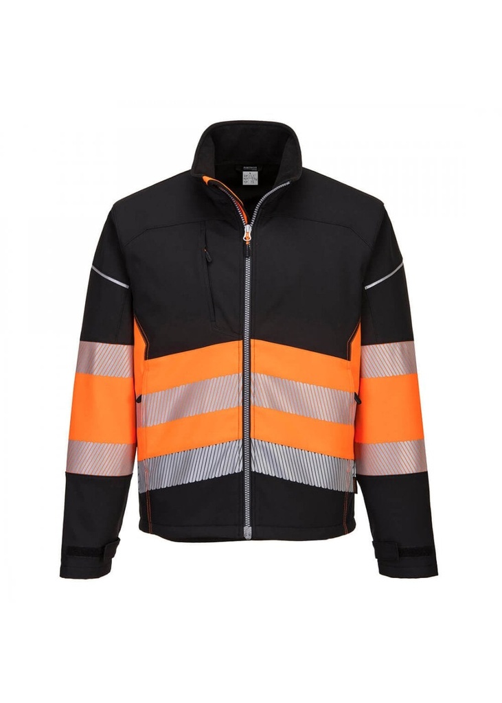 Portwest PW3 Hi-Vis Class 1 Softshell Jacket PW375