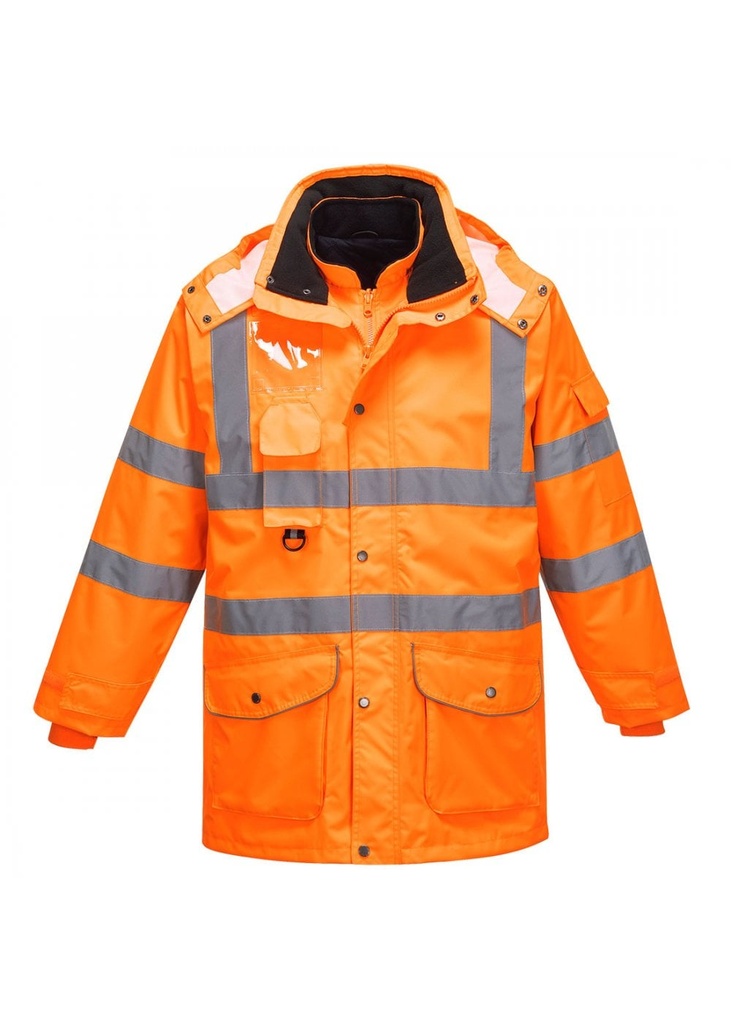Portwest Hi-Vis 7-in-1 Traffic Jacket RIS RT27