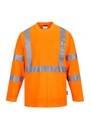 Portwest Hi-Vis Long Sleeve Pocket T-Shirt S191
