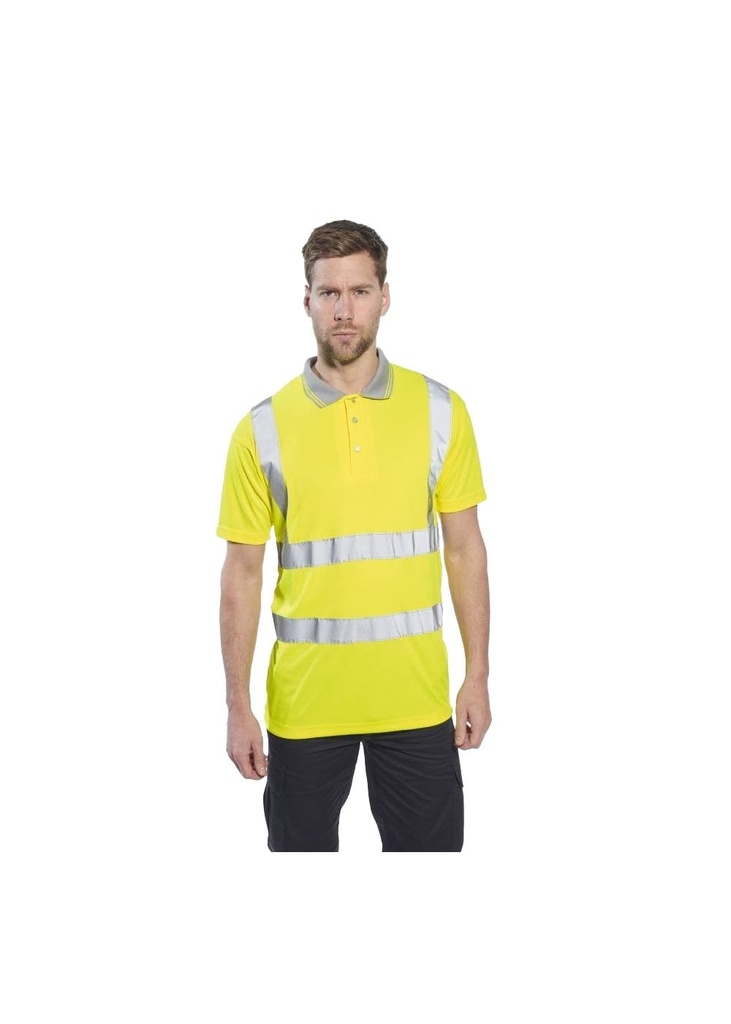 Portwest Hi-Vis Short Sleeve Polo S477