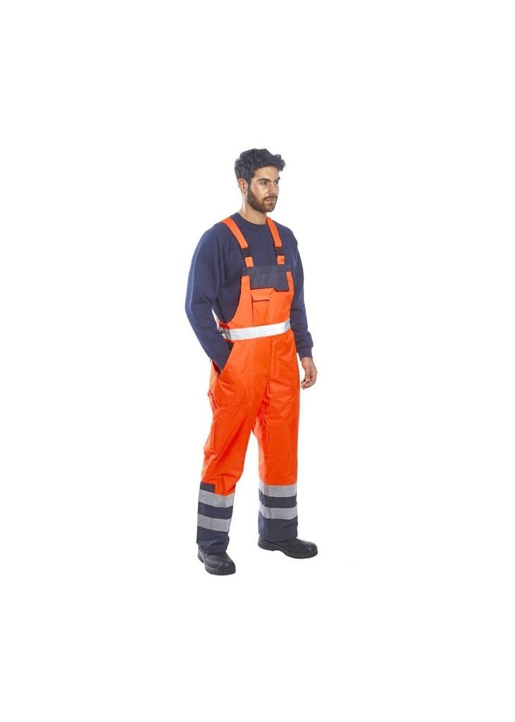 Portwest Contrast Bib & Brace - Lined S489