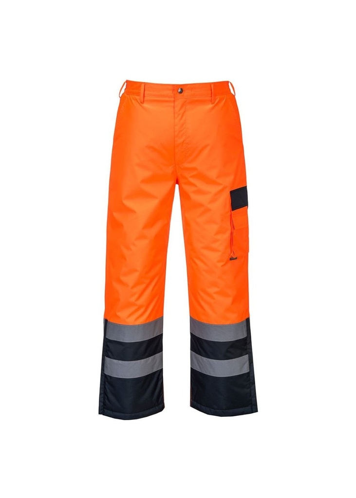 Portwest Hi-Vis Contrast Trousers - Lined S686