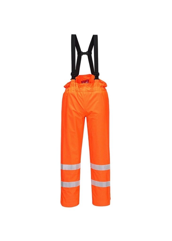 Portwest Bizflame Rain Unlined - Hi Vis Antistatic FR Trouser S780
