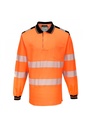 Portwest PW3 Hi-Vis Polo Shirt Long Sleeve T184