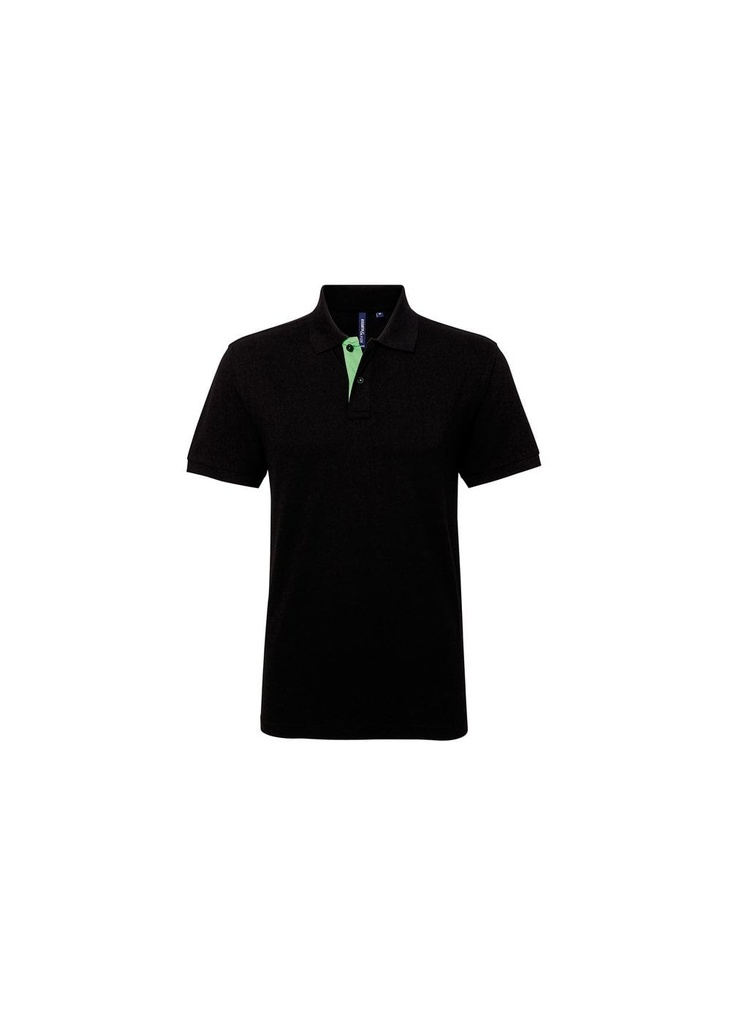 Asquith & Fox Men's Classic Fit Contrast Polo AQ012