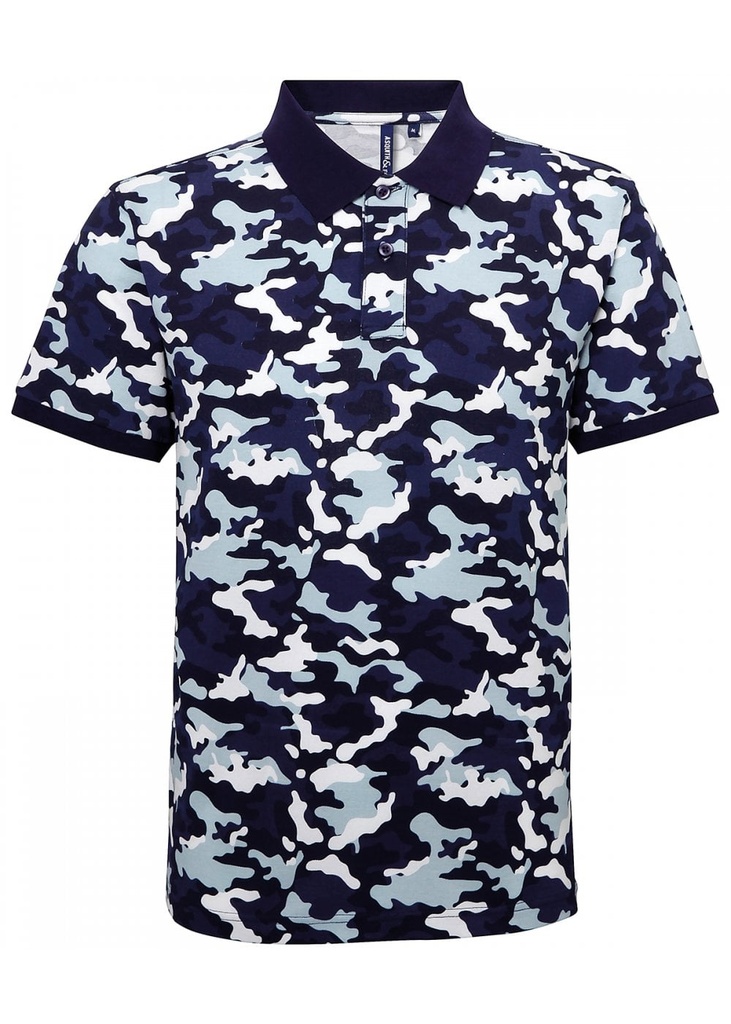 Asquith & Fox Camo PiquÃ© Polo AQ018