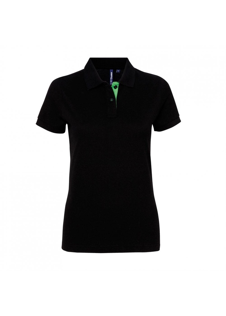 Asquith & Fox Women's Contrast Polo AQ022