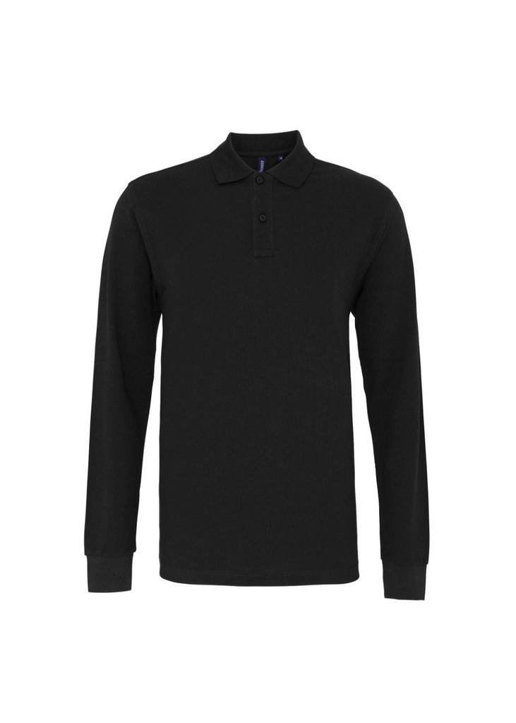 Asquith & Fox Men's Classic Fit Long Sleeved Polo AQ030