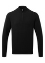 Asquith & Fox Men's Cotton Blend Â¼ Zip Sweater AQ048