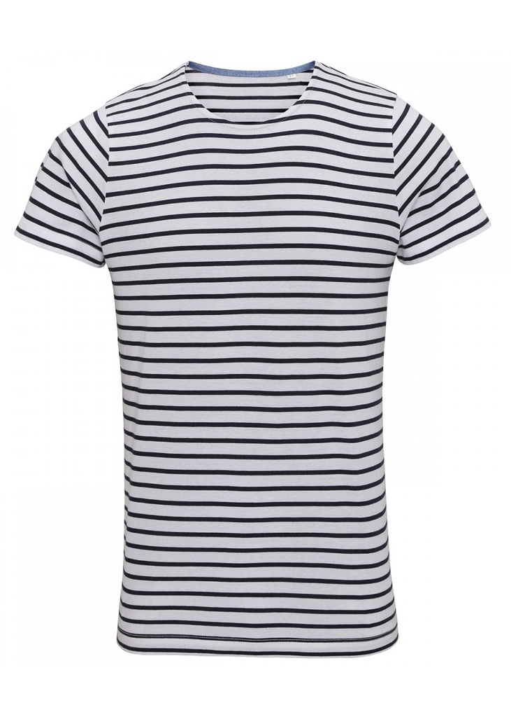 Asquith & Fox Mens Mariniere Coastal Short Sleeve T-Shirt AQ072
