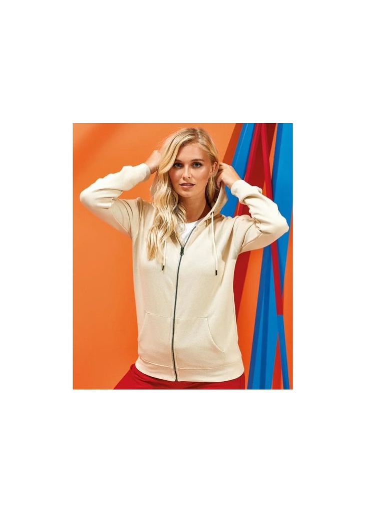 Asquith & Fox Women's Zip-Through Organic Hoodie AQ081