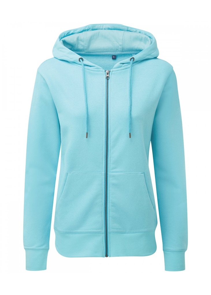 Asquith & Fox Women's Zip-Through Organic Hoodie AQ081