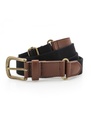 Asquith & Fox Faux Leather and Canvas Unisex Belt AQ902