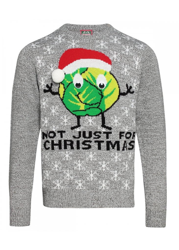 Christmas Shop Adults Sprouts Not Just For Christmas Jumper CJ004