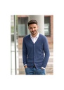 Russell Collection Mens V-Neck Knitted Cardigan R715M