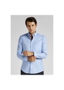 Kustom Kit Long Sleeve Slim Fit Workwear Oxford Shirt KK184
